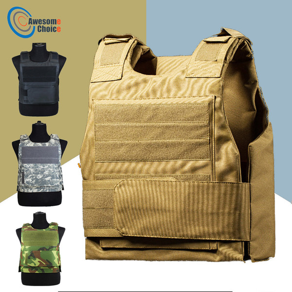 Security Guard Anti-Stab Tactical Vest with two Foam Plate Miniature Hunting Vests adjustable shoulder straps