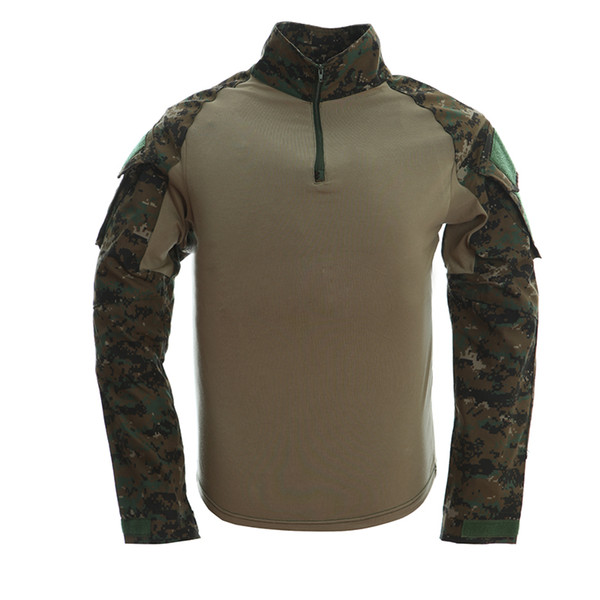 Outdoor Escursionismo Python T-shirt Tattico Militare Uomini Della Maglietta Camicia Mimetica Per Caccia Tiro Più Il Formato