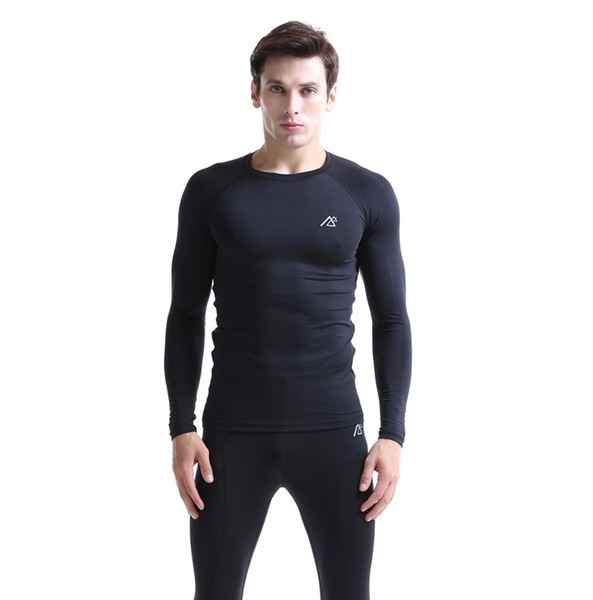 2016 cool solid black hunting base layer functional autumn spring hunt clothing tops apparel wear