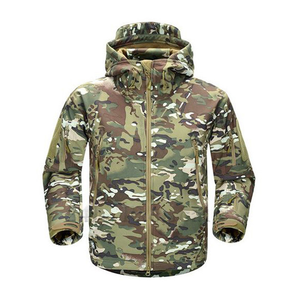 TAD V4.0 Camouflage Jacket Lurker Shark Skin Soft Shell Tactical Waterproof Windproof Sports Jacket Hunting Gear Multicam