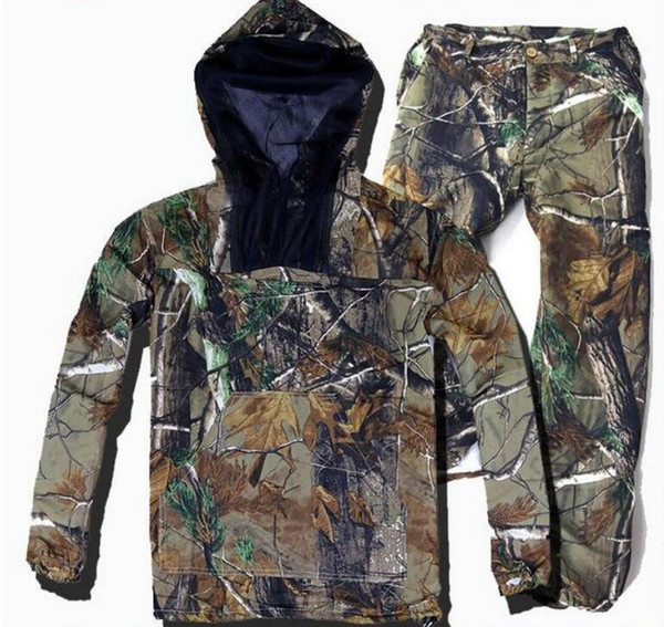 Army camouflage Suit Outdoor Hunting Clothes Tactical Ghillie Suit Set Jacket+pants