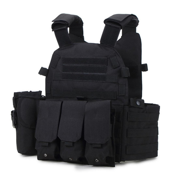 WarGame Item Js-6094 Plate Carrier Modular Vest for Outdoor Molle Protector Paintball Tactical Hunting Vest