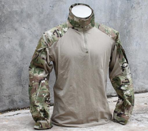 Wholesale-Combat Shirt airsoft military Multicam camouflage Cotton Nylon hunting jackets free shipping.