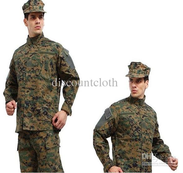 hot combat BDU Uniform/ military uniform /paintball suit/ hunting suit/ Wargame,COAT+PANTS BDU-001Green