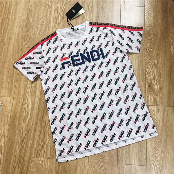 19ss new Italian brand Fend design full printing FF letter T-shirt men and women fashion street windbreaker sweatshirt outdoor T-shirt