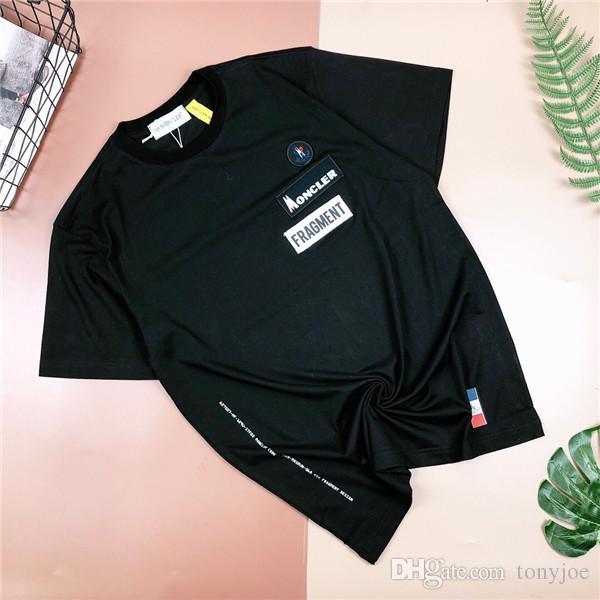 19SS Mengkou Paris Lovers Unisex Cotton Tshirts fragment Short Sleeve Summer Tee Breathable Vest Shirt Streetwear Outdoor T-shirt