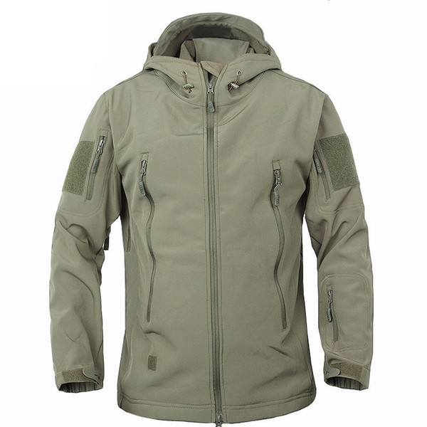 Men autumn winter jacket coat soft shell shark skin clothes waterproof clothing camouflage jacket