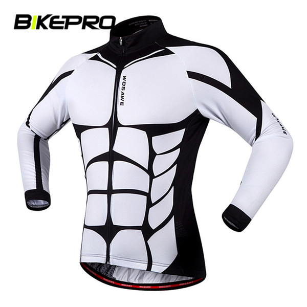 Wholesale-Tour de France Bicycle Cycling Running Jersey Men Riding Breathable Jacket Clothing Bike Long Sleeve Shirt Windproof Jersey