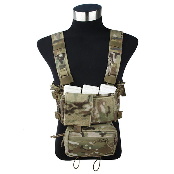 Tmc 3115-mc light tactical vest set SS breast hanging plate