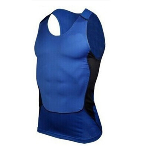 Men Sleeveless Gym Running Sports Tops GYM Men Sports Fitness Compression Base Layer Vest