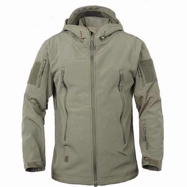 Outdoor Sports Men Upgraded Lurker Shark TAD 5.0 soft shell Tactical army Waterproof Camouflage Fleece Lining Coat Jackets