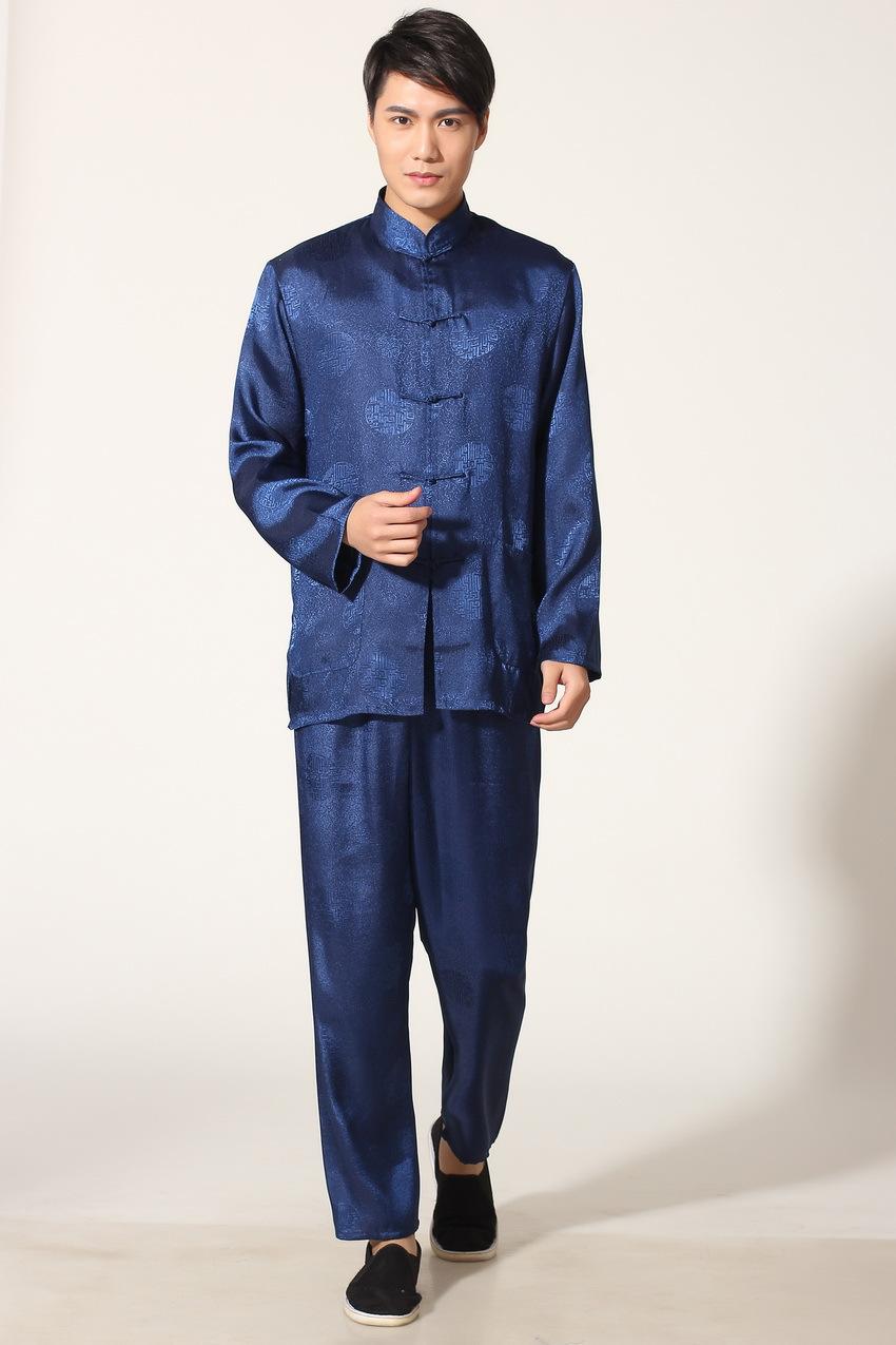 Shanghai Story 5 color Chinese wushu uniform Kungfu clothing Taiji performance suit set chinese traditional clothes men Martial Arts Sets