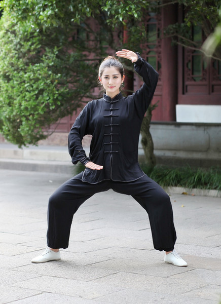 Shanghai Story Cotton martial arts kung fu set chinese Tai chi suit long sleeve shirt + pants for women kungfu uniform 5 Style