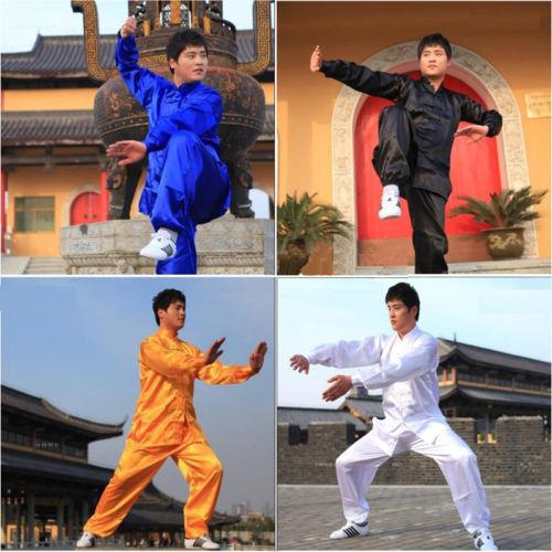 New Polyester Chinese Tai Chi Kung Fu Wing Chun Martial Art Suit Coats Jacket Uniform Costume