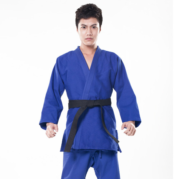 2016 100% Cotton Men Judo Jiu Jitsu Gi Thick Uniform Set Clothes Clothing wushu kung fu kits Slub Fabrics Adults Kids Children