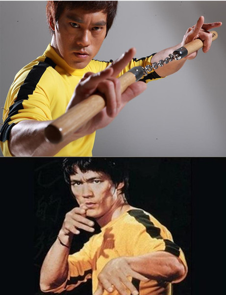 New yellow Bruce Lee tight elastic sportswear Children's adult Cosplay Kung Fu Uniforms martial arts sets