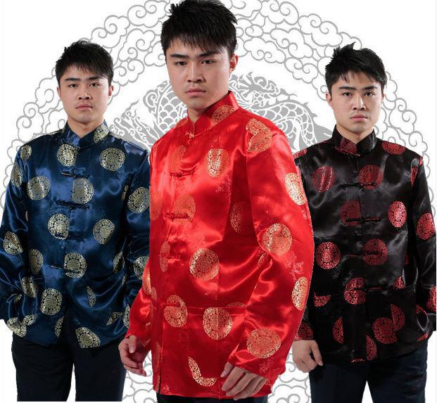 Shanghai Story Long Sleeve National Chinese costume Traditional Chinese ethnic clothing Tang suit mandarin collar shirt Kungfu jacket