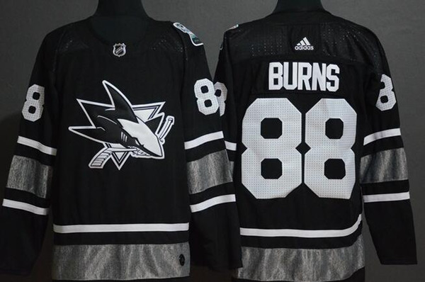 2019 All-Star San Jose Sharks Hockey Jerseys #88 Brent Burns Stitched Jersey