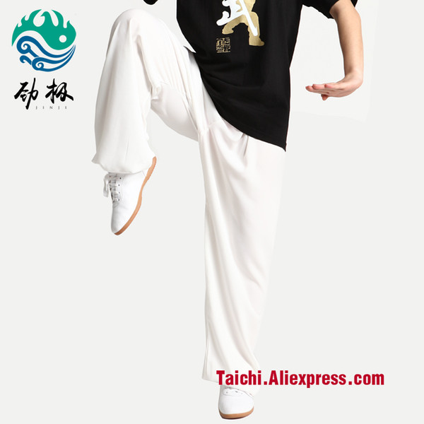 Strong Tai Chi Pants Martial Art Clothes White Black Red Blue Free Shipping