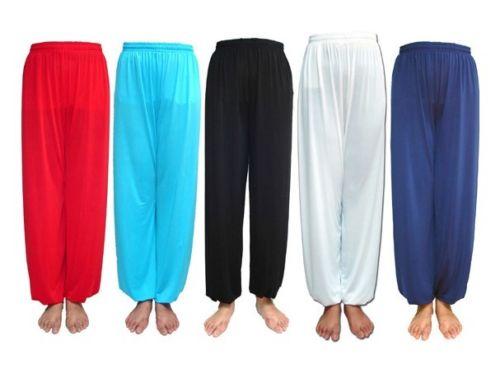 Chinese Kung Fu Tai Chi Pants Martial Arts Trousers Sport Yoga Bloomers Uniforms Smooth No Shrink Trousers Both Men And Women