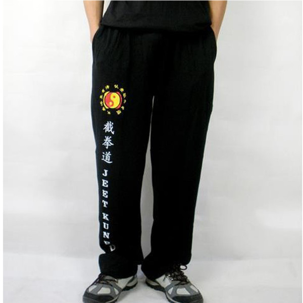 New Jeet Kune Do Pants Pure Cotton Martial Arts Training Exercise Trousers Kung Fu Sport Pants