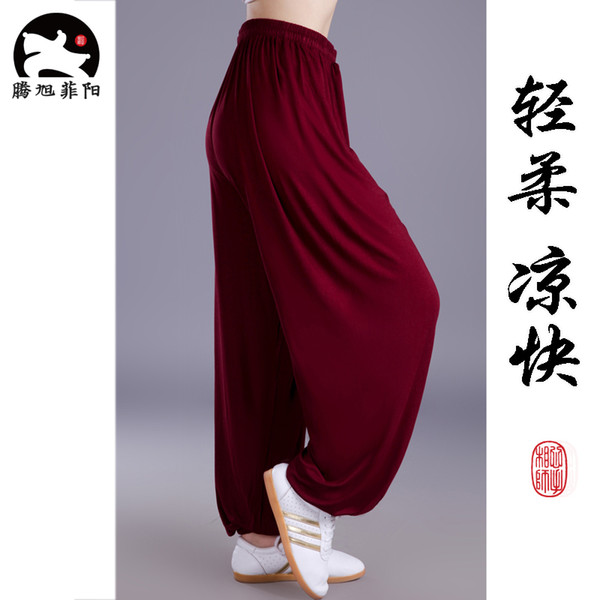 Tai Chi pants Modemund Practice pants Men's and women's summer morning exercises Loose Lantern