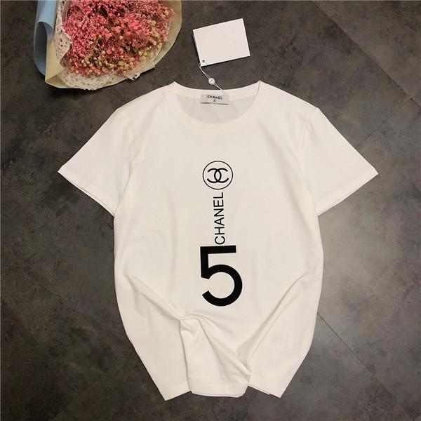 19ss New Arrival Paris CHAN Tshirts Crewneck Short Sleeve Summer Tee Number 5 Breathable Vest Casual Shirt Streetwear Outdoor T-shirt