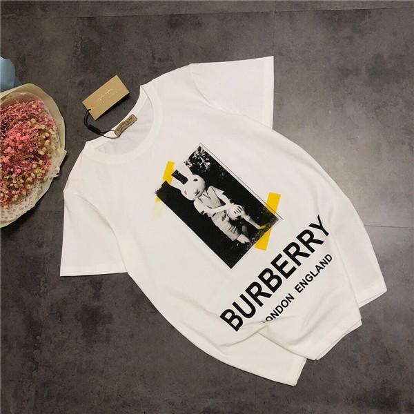 19ss New Arrival BBR Lovers Cotton Tshirts Paris Rabbit Short Sleeve Summer Tee Breathable Vest Shirt Streetwear Outdoor T-shirt