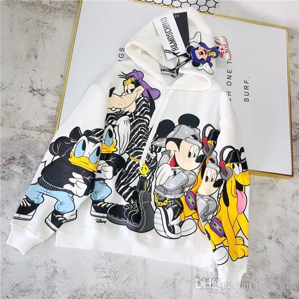 18ss Luxury Designer Moschinos HM Bunny Bear Women Men Casual jumper Sweatshirts Swearter Streetwear Pullovers Outdoor Hoodies