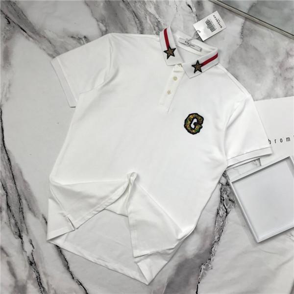 19ss Paris Polo leisure Tee Tshirt Breathable Short Sleeve Fashion Tshirts Men Women blouses Casual Outdoor Streetwear T-shirt