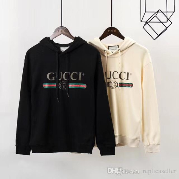 18FW Luxury Brand Designer black beige Women Men Casual Jumper Sweatshirts Sweater Streetwear Outdoor Hoodies Jackets