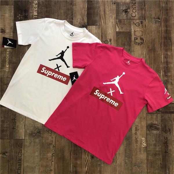 New Arrival SUP Lovers Cotton Tshirts Paris jumpman Printing Short Sleeve Summer Tee Breathable Vest Shirt Streetwear Outdoor T-shirt