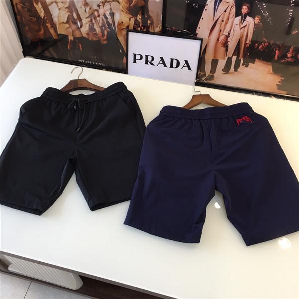 19ss New Arrival Paris PRA Shorts Pants elastic waist track Trousers Casual sport Jogger Sweatpants Outdoor Short Shorts