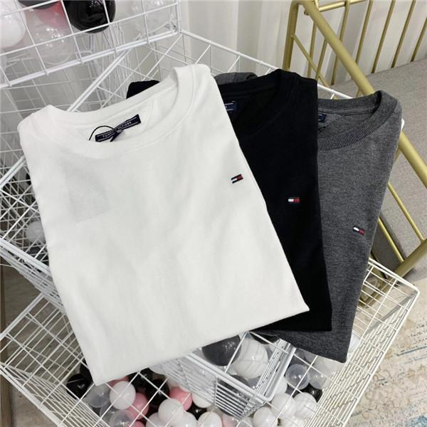 19SS Jeans Lovers Cotton Tshirts Paris Crewneck Short Sleeve Summer Tee Breathable Vest Base Shirt Streetwear Outdoor T-shirt