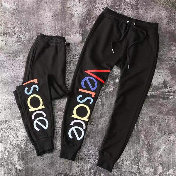 19ss New Arrival VERS Paris Medusa Pants elastic waist track Trousers Men Women fashion sport Jogger Casual Sweatpants Outdoor Pants