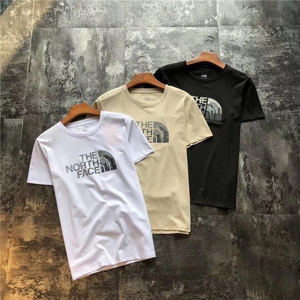 19ss The North Paris Tshirts Crewneck Lovers Short Sleeve Face Expedition Tee Breathable Vest Shirt Streetwear Outdoor T-shirt