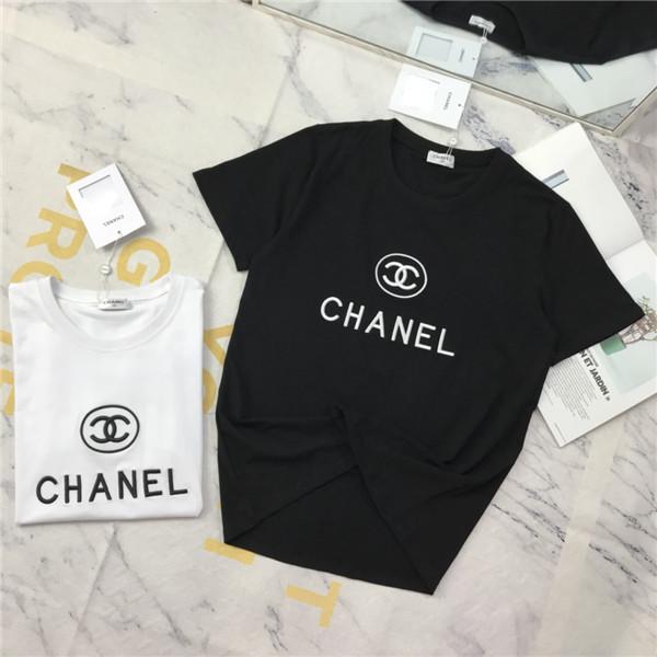 19ss New Arrival Paris CHAN Tshirts Crewneck Lovers Unisex Short Sleeve Summer Tee Breathable Vest Fashion Shirt Streetwear Outdoor T-shirt