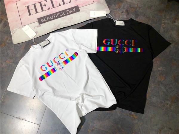 19ss New Arrival Paris G Letter Tshirts Crewneck Dazzle colour Short Sleeve Summer Tee Breathable Vest Shirt Streetwear Outdoor T-shirt