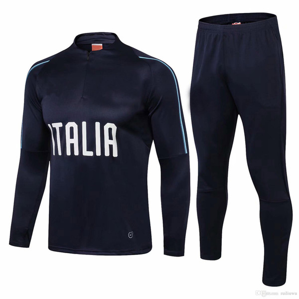 2018 2019 Italy Training suit tracksuit trainingsuit Futbol Camisa Totti Pirlo Insigne Del Piero Soccer Jerseys Italia Football Camiseta