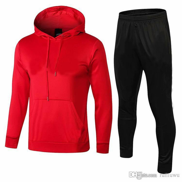 ^_^ 18/19 psg hoodies Survetement Jacket Windbreaker Training suit pants football training clothes sports wear mens Sweater