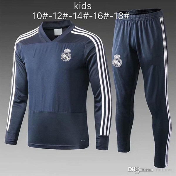 AAA+Jventus PSG Frances kids soccer Tracksuit 2018-2019 jacket jogging chandal MARTIAL KANTE RONALDO MBAPPE GRIEZMANN Football Training suit