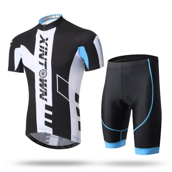 XINTOWN Bicycle Short Suit New Summer Short Sleeve Suit Men's Bicycle Wheel Type