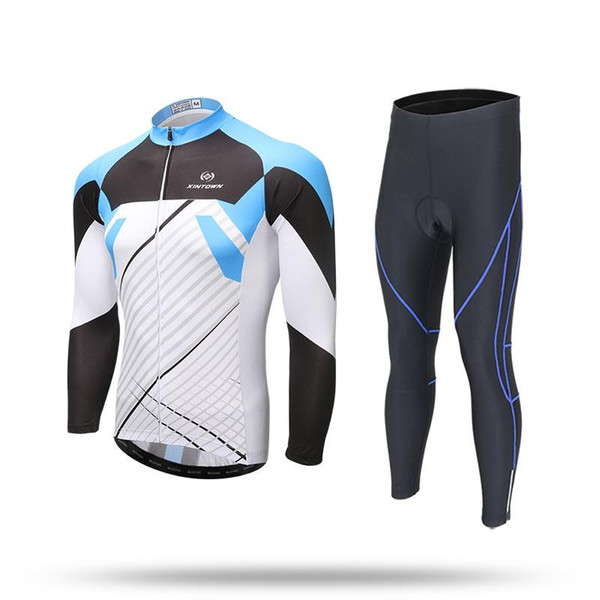 XINTOWN Cycling Jersey Cycling Apparel Long Suit New Spring and Autumn Long Sleeve Suit Men's Bicycle Couple