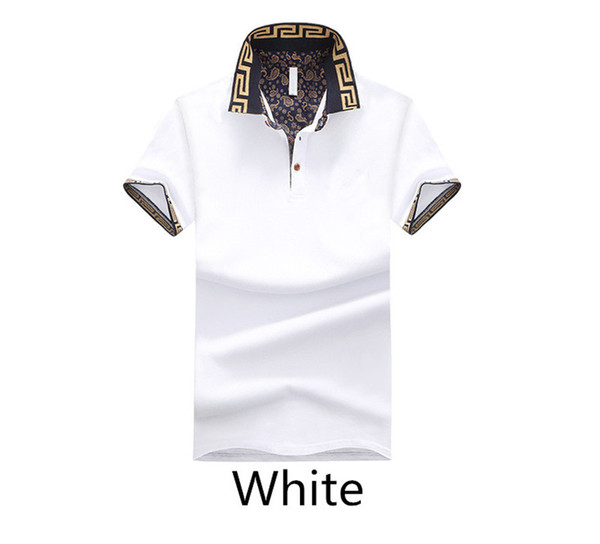 4 Colors Mens T-Shirts Male Jacket Summer Turn-Down Collar Button Short Sleeves Cotton Shirt Casual Tops Outdoor Wear