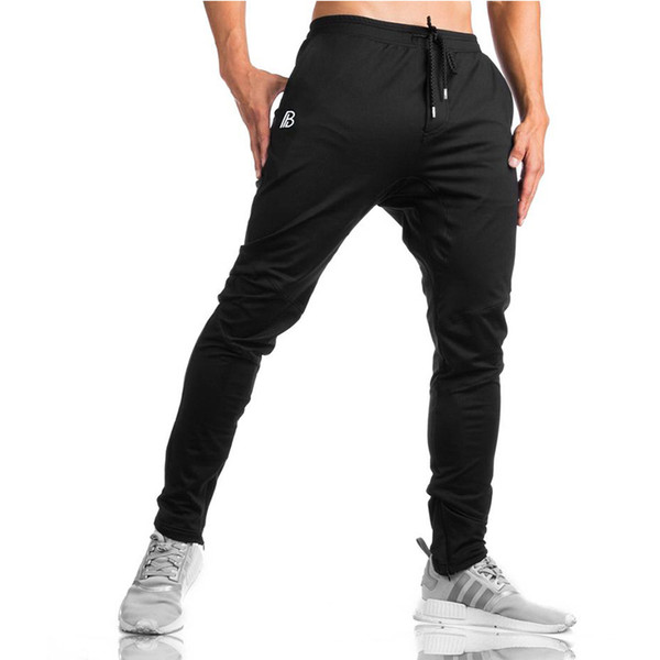 Mens Joggers Casual Pants Fitness Men Sportswear Tracksuit Bottoms Skinny Sweatpants Trousers Black Gyms Jogger Track Pants