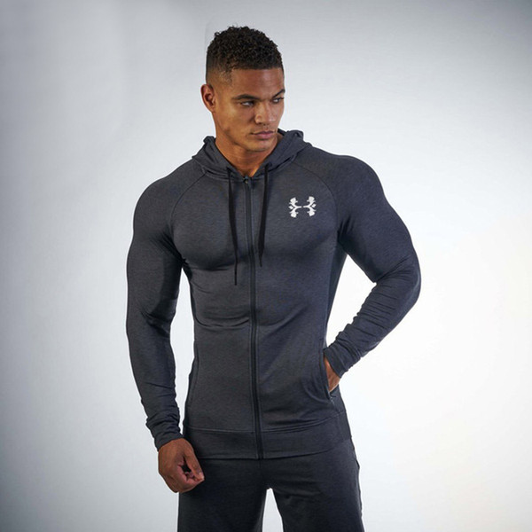 2018 Men's Shark Hoodie Singlets Sweatshirts Mens hoodies Stringer Bodybuilding Fitness Men's hoodies Shirts jacket