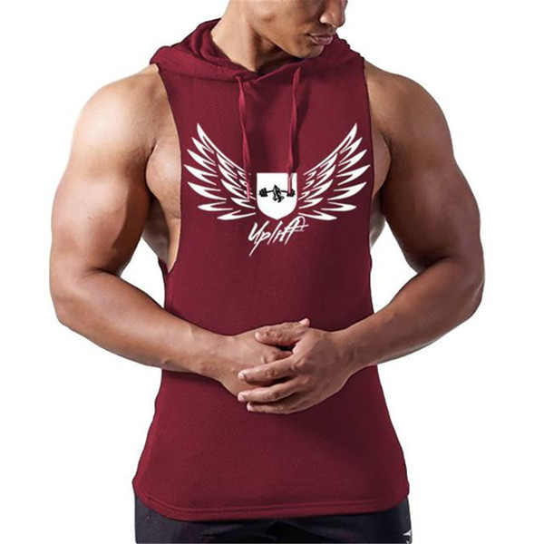 2018 New Animal Fitness Stringer Hoodies Muscle Shirt Bodybuilding Clothing Gyms Tank Top Mens Sporting Sleeveless T shirts