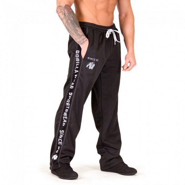 2018 High quality Mesh Trousers Fitness Casual Elastic Pants bodybuilding clothing casual camouflage sweatpants joggers pants