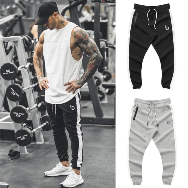 Sports Pants Men's Black Trousers Jogger Men's Pants Casual Slim Fit Men's Fitness Sweatpants Big Size wholesale