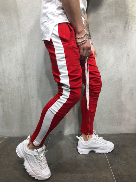 Hot 2018 NEW GYMS Mens Joggers Pants Fitness Casual Fashion Joggers Sweatpants Bottom Snapback Trousers Men Casual Pants